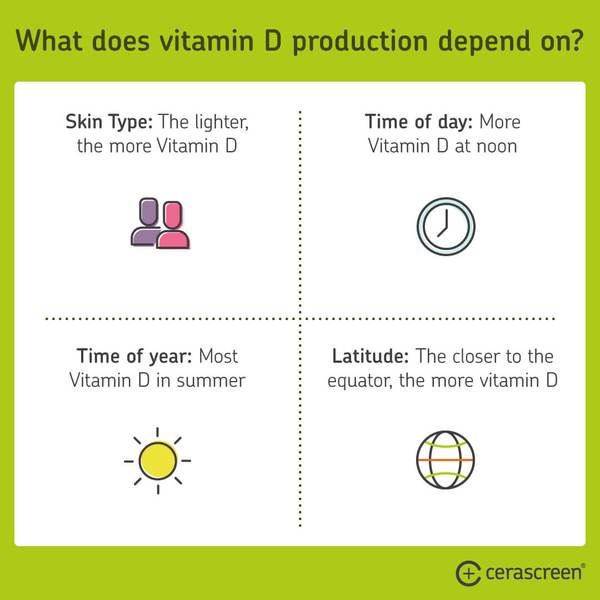 what influences our vitamin D intake?