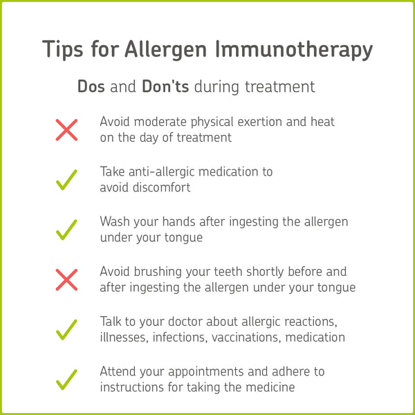 tips on successful allergen immunotherapy
