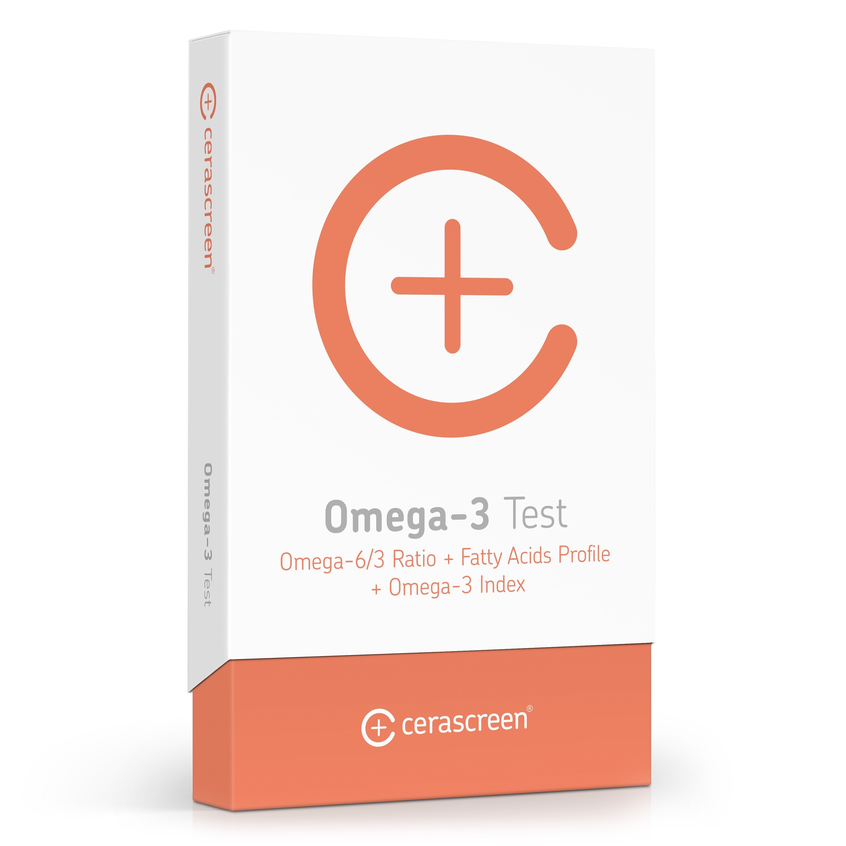 Verpackung des Omega 3 Tests