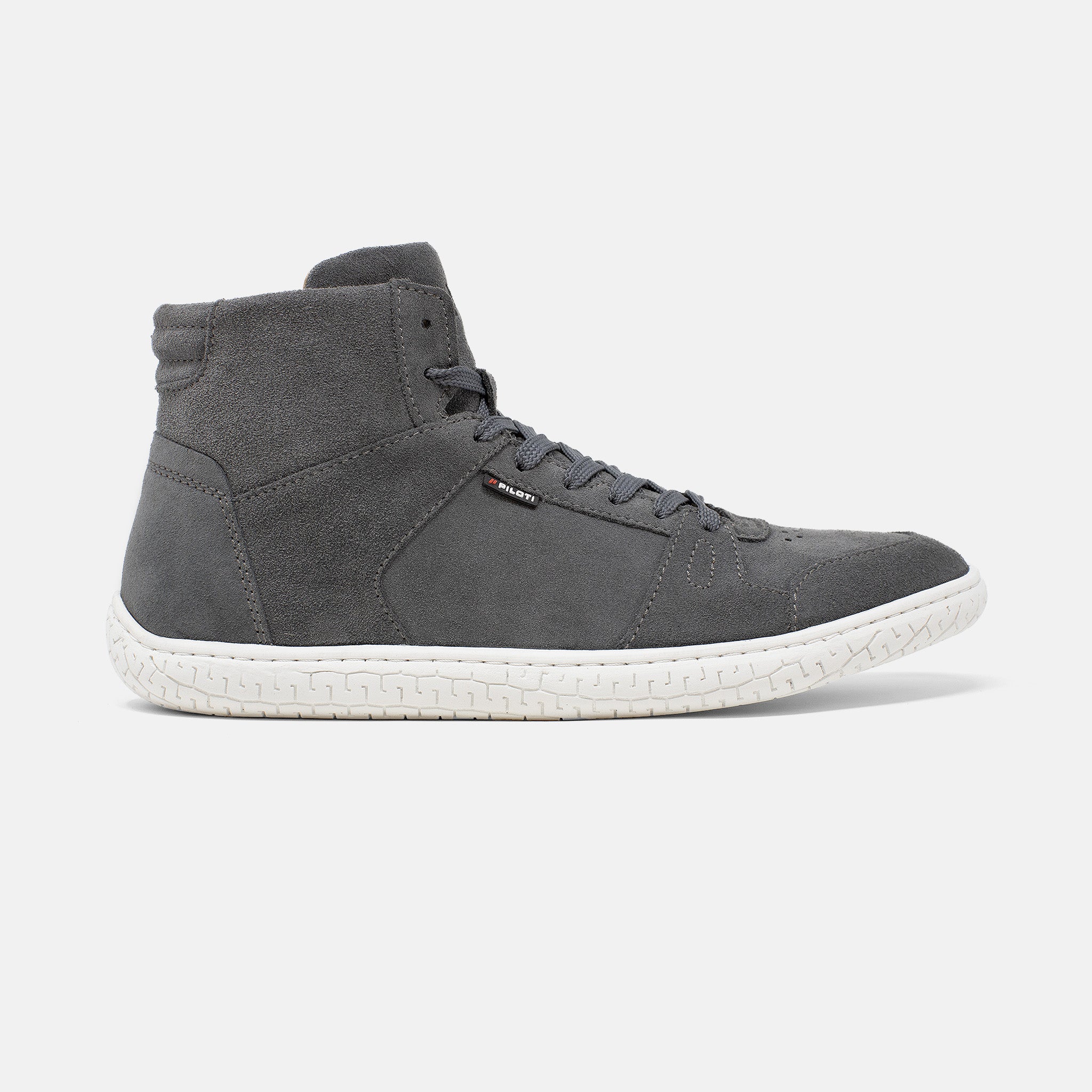 Suede Apex High Top Sneaker - Dark Grey 