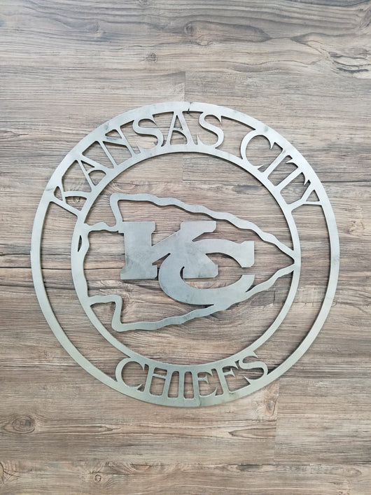 Kansas City Chiefs Circle With Logo Arclight Cnc