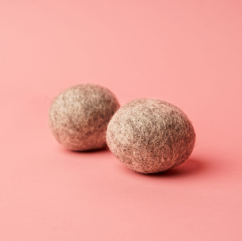 small dryer ball made of wool