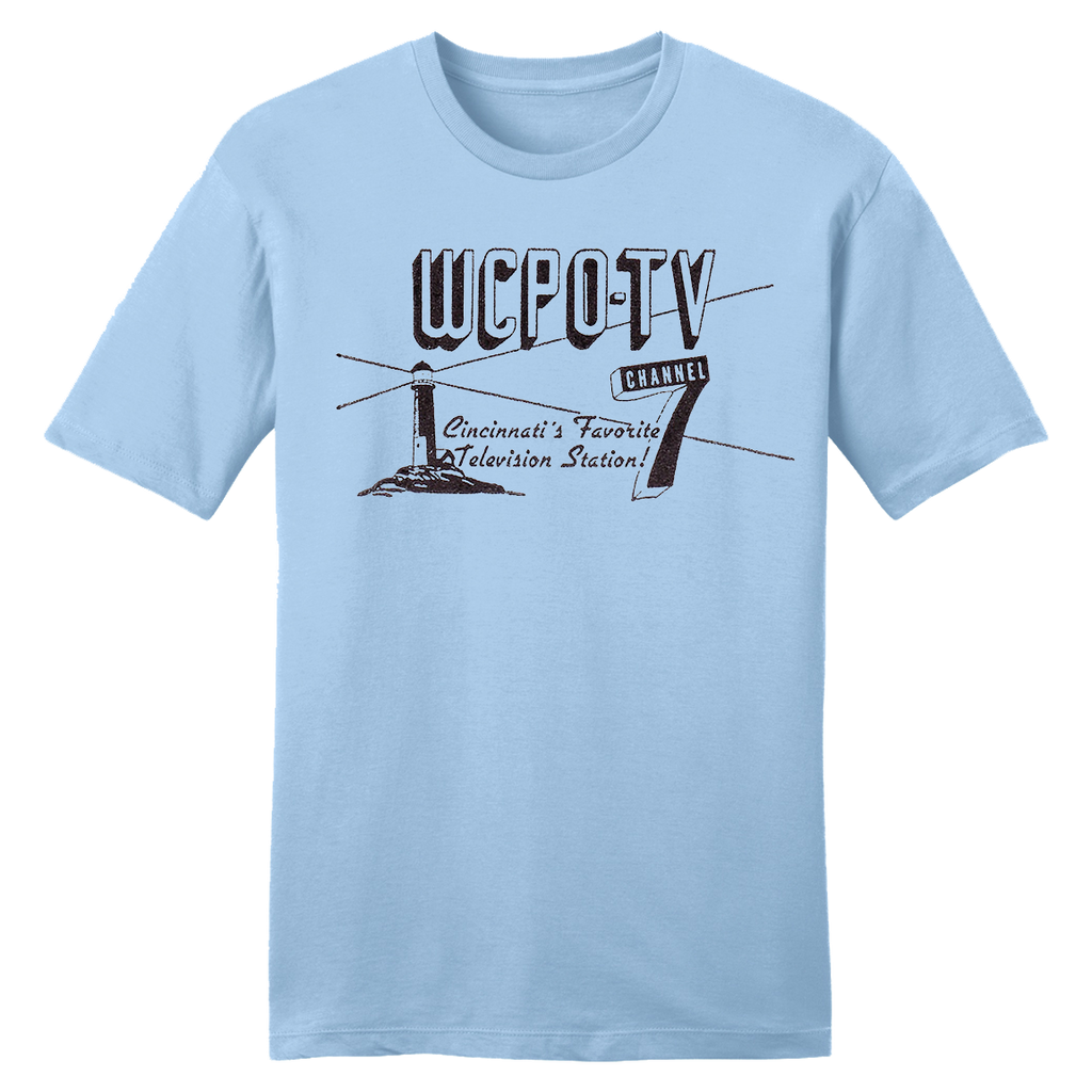 WCPOTV Tee Cincinnati Television Apparel Old School Shirts