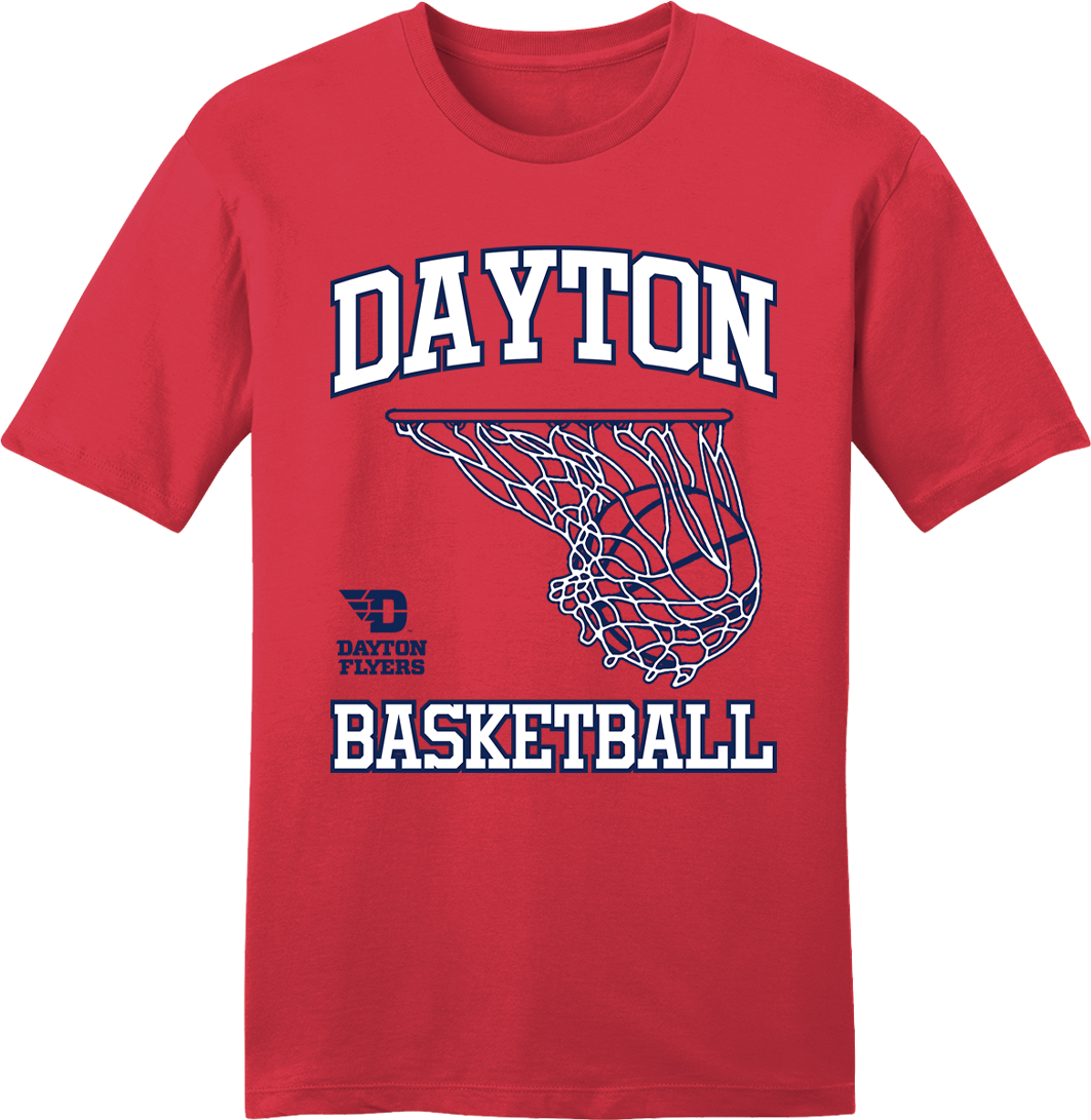 University of Dayton Basketball Swoosh | OldSchoolShirts.com