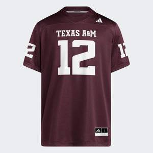 Texas A&M REPLICA Jersey #12 - Maroon - TXAG Store 