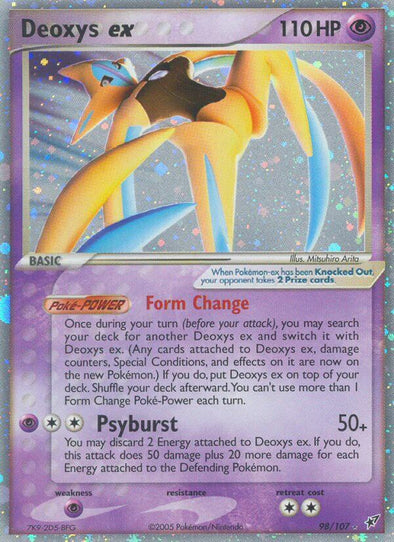 Deoxys - 16/107 (EX Deoxys) - Deck Exclusives - Pokemon