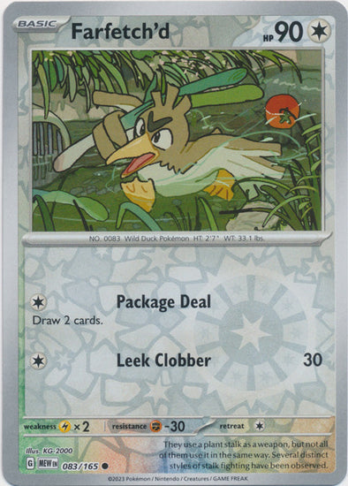 Farfetch'd 23/112 - EX Fire Red Leaf Green - Rare Pokemon Card