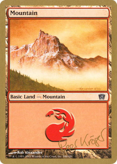 Mountain (mlp344) (Mark Le Pine) [World Championship Decks 1999]