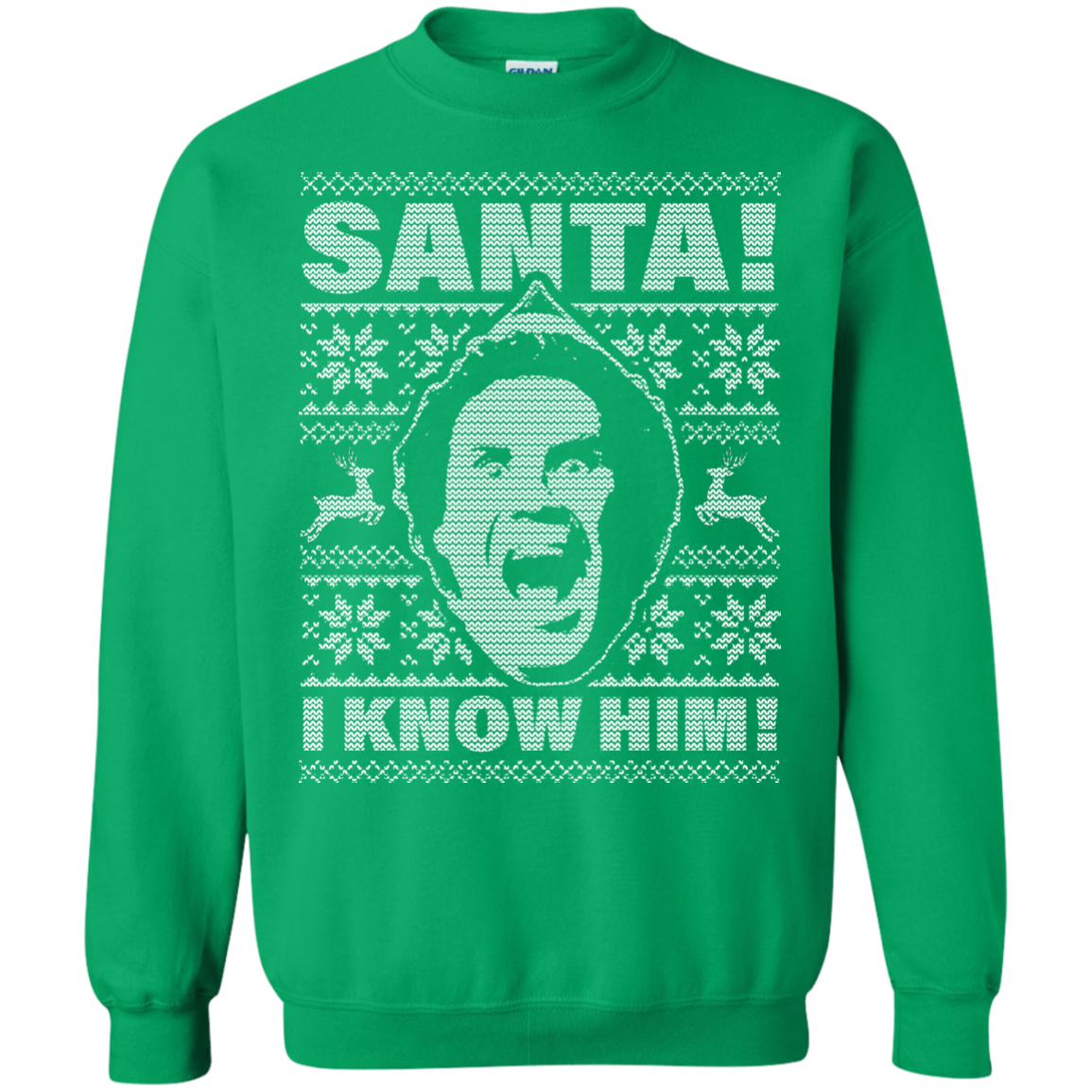 Buddy The Elf Santa I Know Him Ugly Christmas Sweater – Mugs Hoy