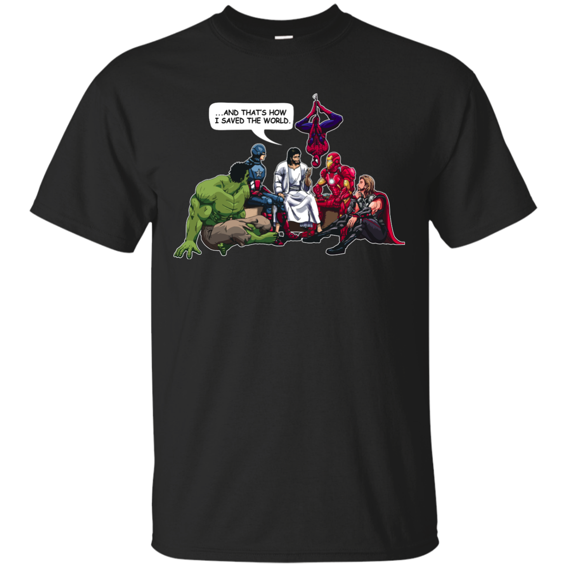 Jesus and Superheroes: And that how I saved the world shirt - TeesGrab