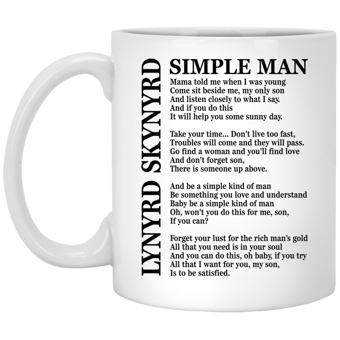 Лирические кружки. Кружки песня. Simple man Lynyrd Skynyrd текст. Lynyrd Skynyrd simple man Lyrics.