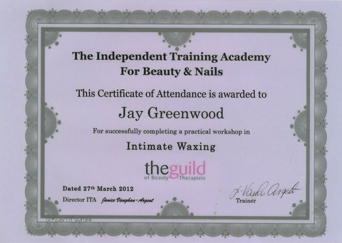 Jay greenwood beauty therapist here at the station hair and beauty 