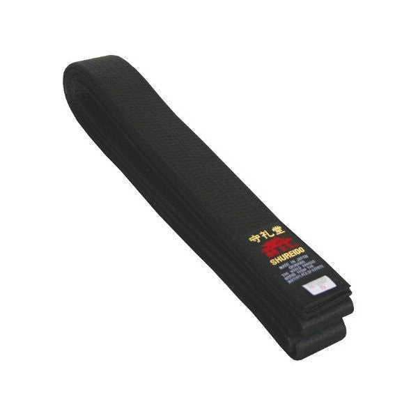 Shureido Deluxe Black Belt - Cotton or Satin (BST) – Kinji San