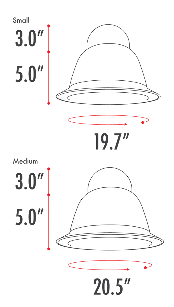 Pom Pom Wool Cloche Hat Measurements