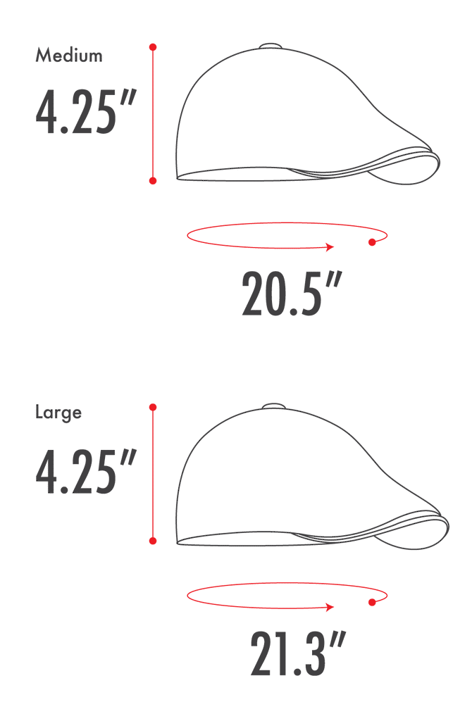 Suede Newsboy Cap Measurements