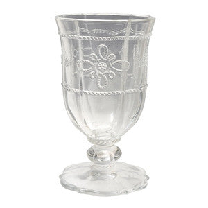 Juliska Colette Footed Goblet - Clear