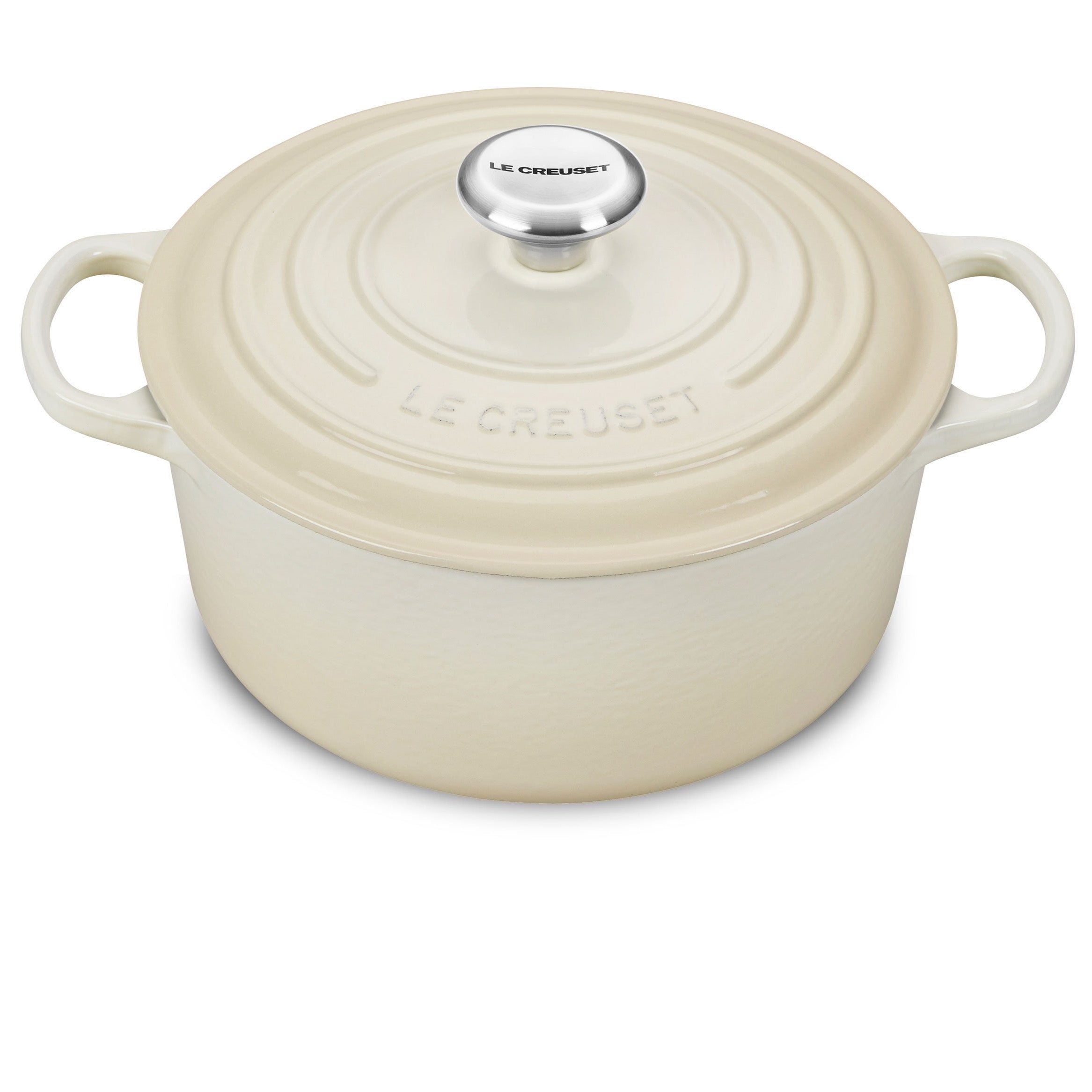 Skuldre på skuldrene Implement Compose Le Creuset 3.5 Qt. Signature Round Oven - Meringue – The Happy Cook