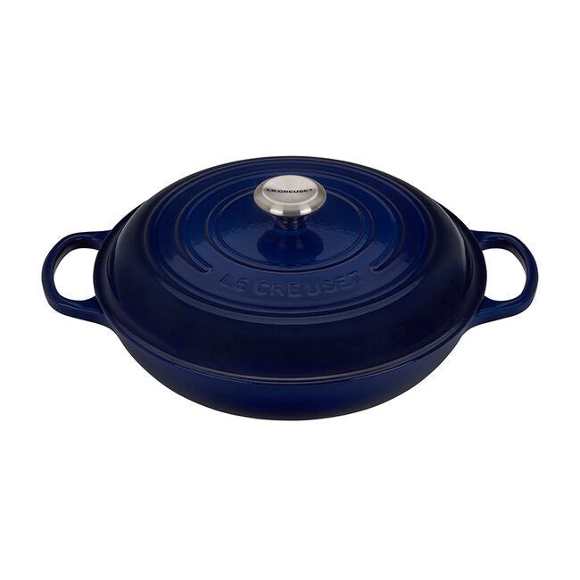 Le Creuset 3 5 Qt Signature Braiser Indigo The Happy Cook