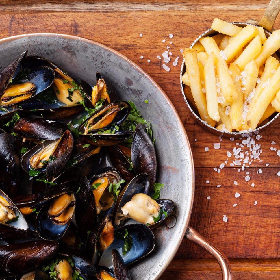 Moules Frites Virtual W Local Groceries The Happy Cook