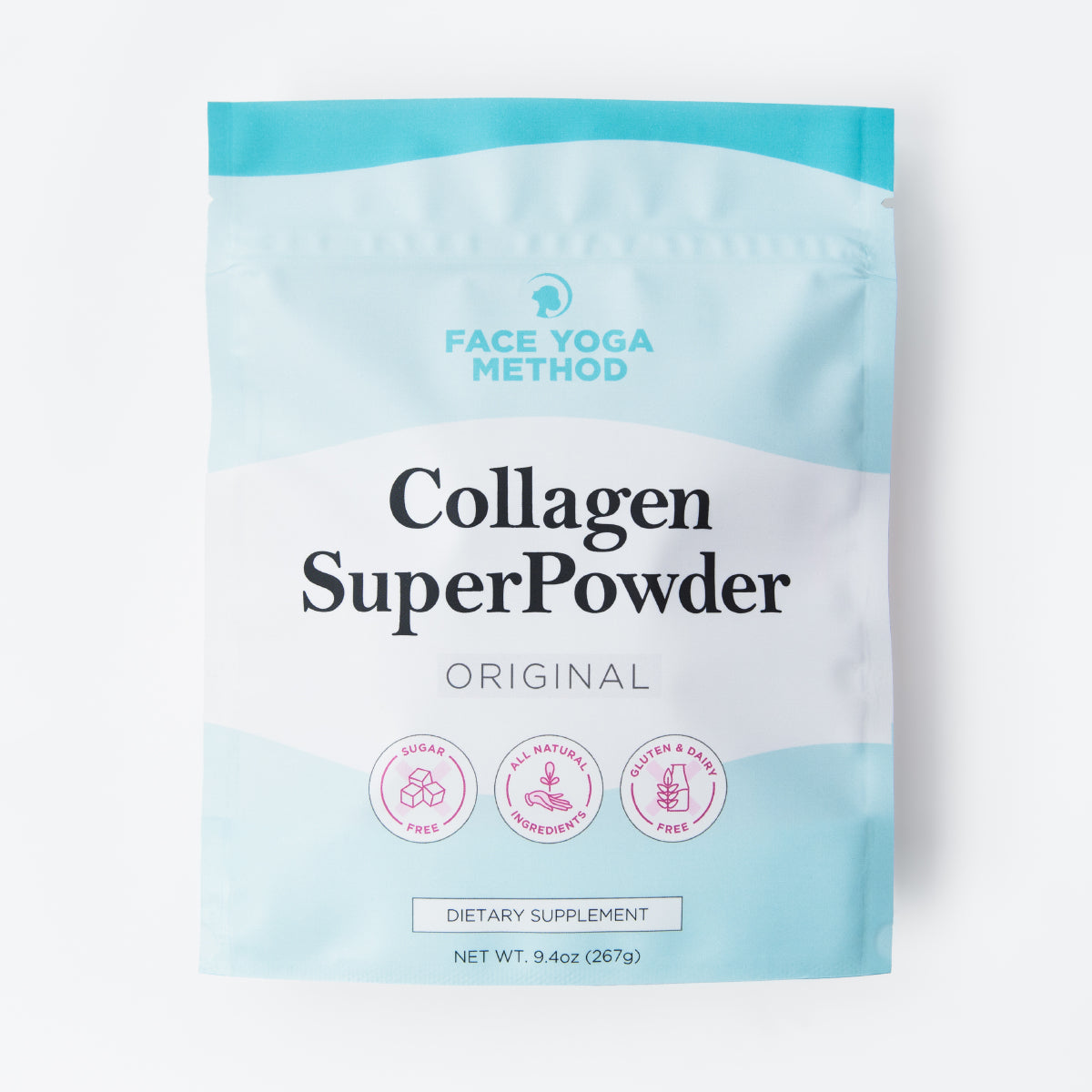 Collagen SupoerPowder supplement packaging