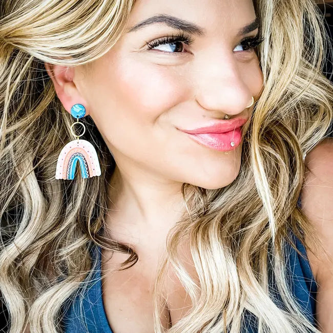 Chase The Rainbows Earrings - Dixie Bliss