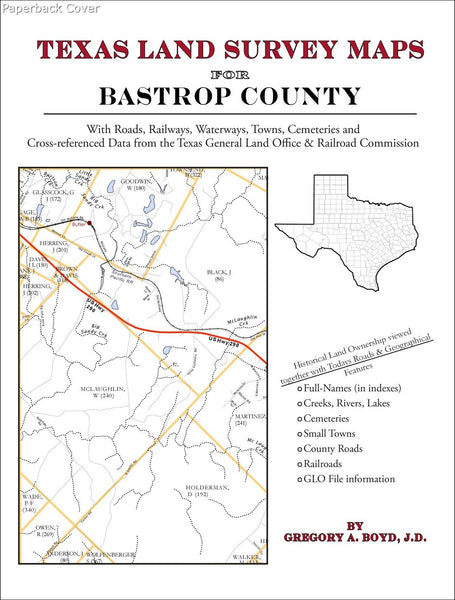 Texas Land Survey Maps For Bastrop County Arphax Publishing Co 1617