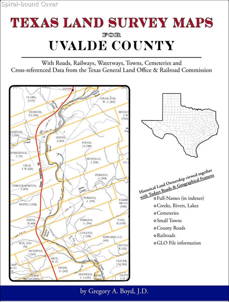 Texas Land Survey Maps for Uvalde County – Arphax Publishing Co.