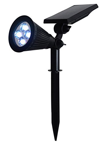 USYAO Spotlight Upgraded 4 LED 200 Lumen Sun-powered Spot Light Integr – ATA CORP