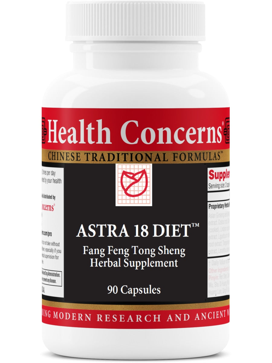 Health Concerns, Astra 18 Diet, 90 ct