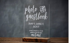 Photo Guestbook Wedding Sign