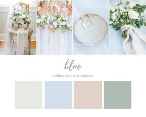 Light Blue Wedding Color Palette