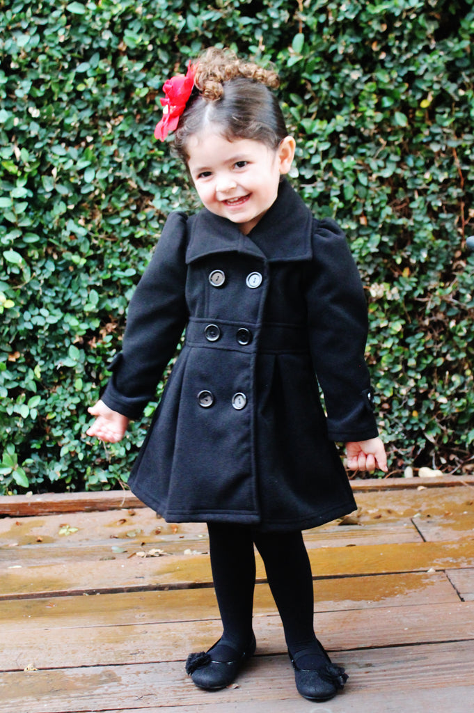 little girl pea coat