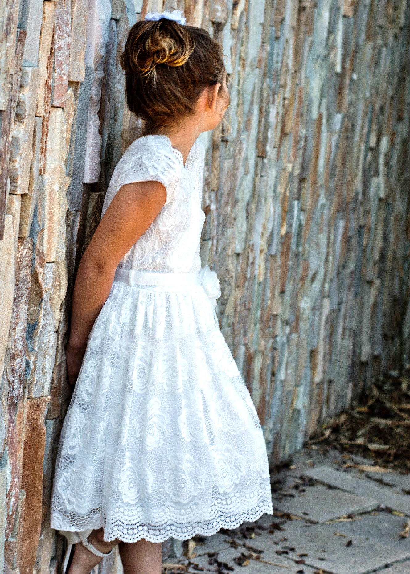 lace baptism dress