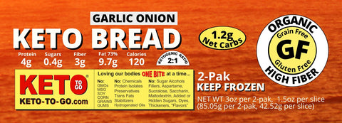 Keto Bread - Garlic Onion
