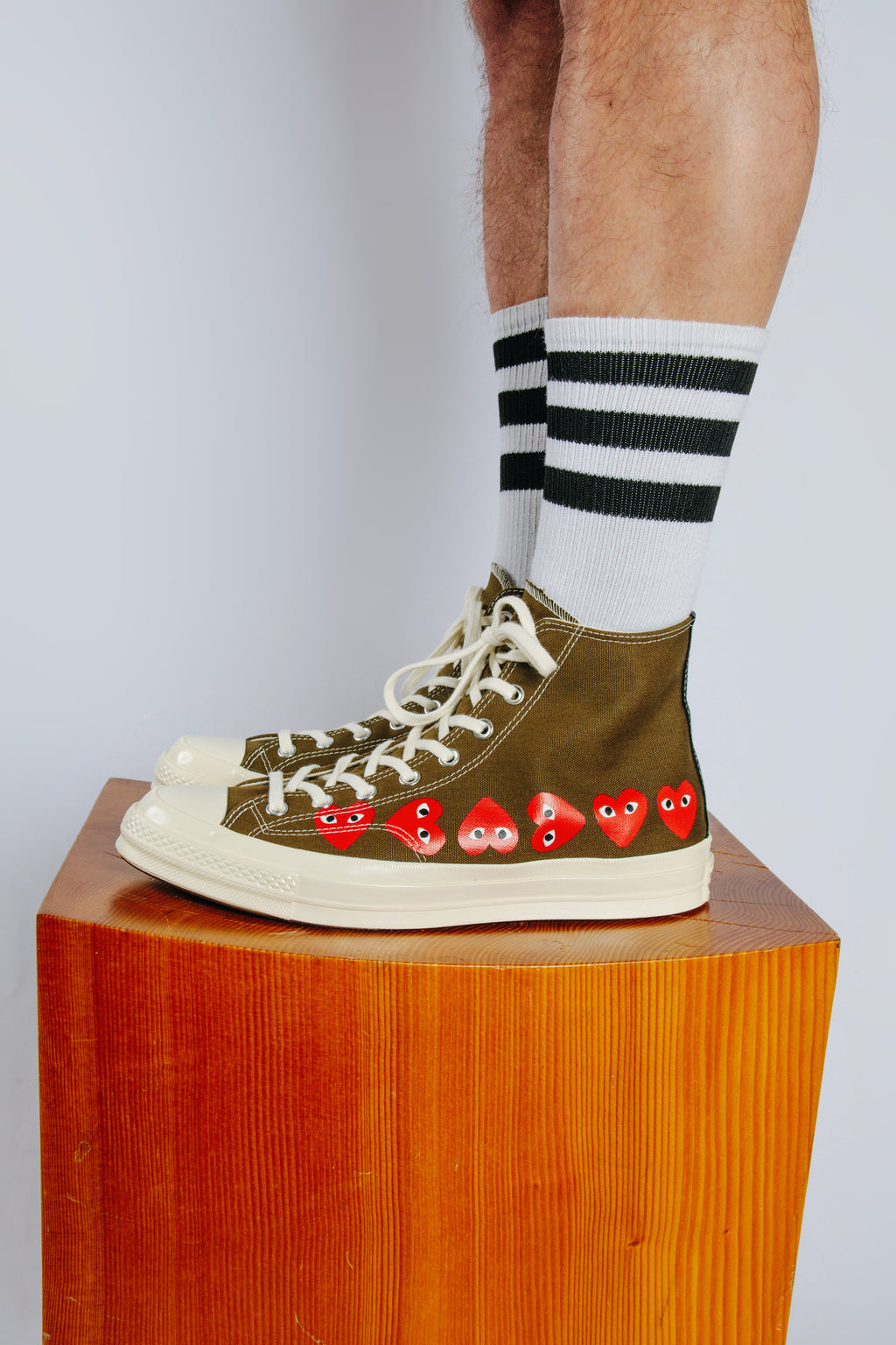 Comme Des Garcons Play Converse Multi Heart Chuck Taylor All Star 70 Cultureedit