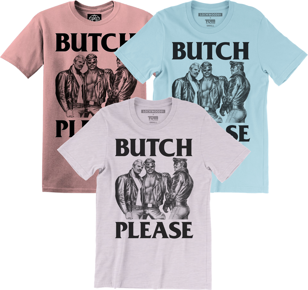 Tom Of Finland Butch Please T Shirt Tom Of Finland Store