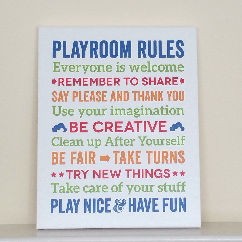 art for kids playroom