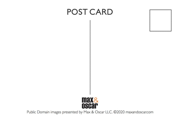SEASON'S BEST PENNSYLVANIA RAILROAD POSTAL CARD – Max & Oscar