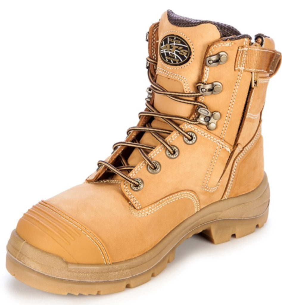 AT 55332Z Lace Up Zip Side Steel toe 