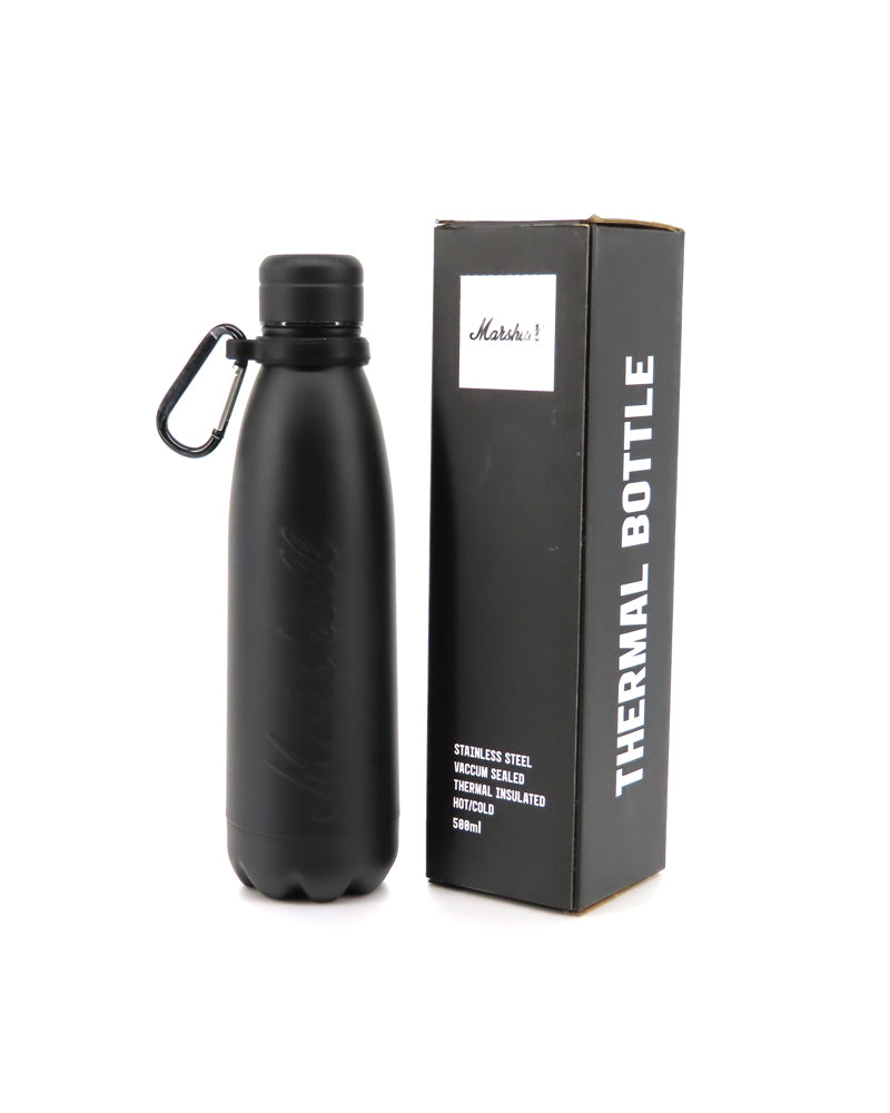 Download Marshall Insulated Water Bottle In Matte Black Marshall Travel