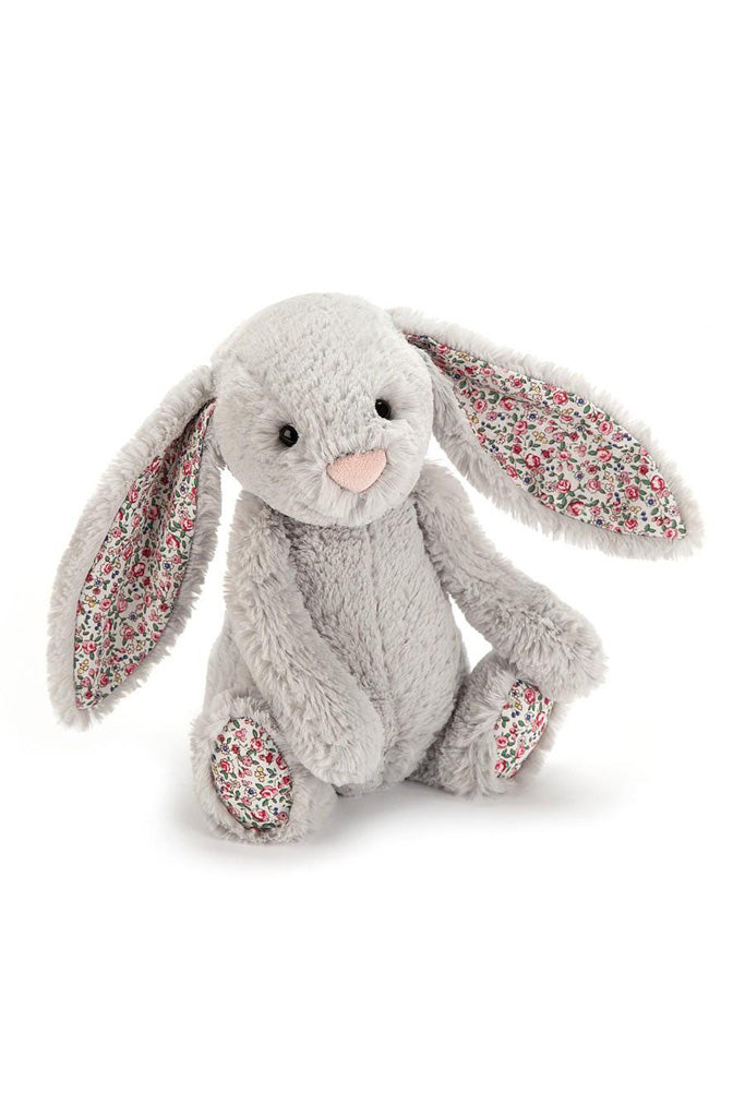 BBL4BBN - Doudou plat lapin Blossom Bea Beige - L: 13 cm x l : 34 cm x H:  34 cm