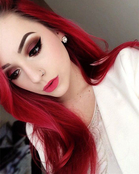 Cherry red How to see if this hair color suits you before you decide to  dye it  Flokët