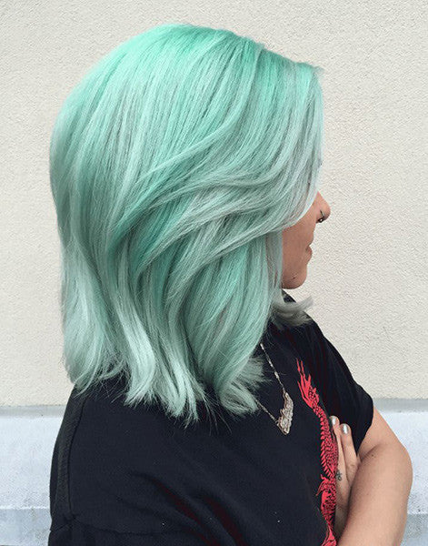 mint green hair color