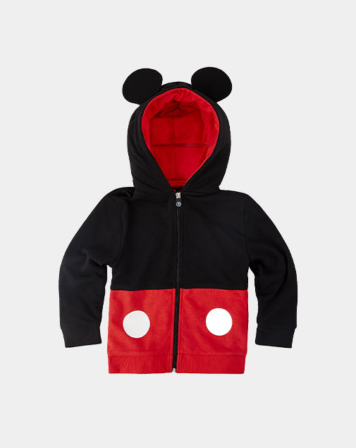 mickey mouse zip up sweatshirt