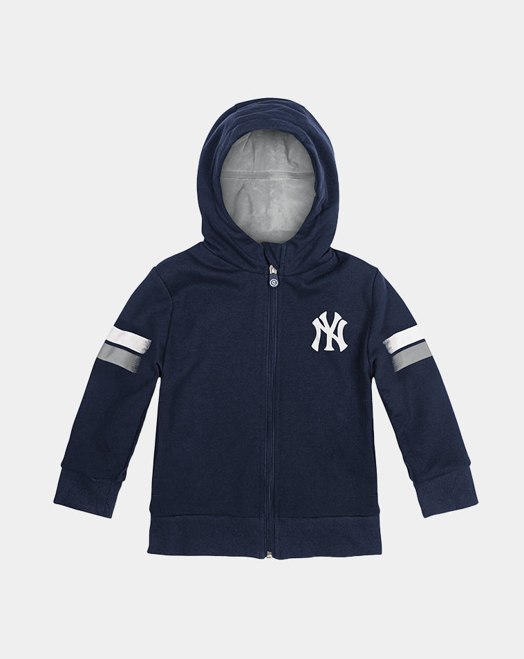 yankees zippered hoodie