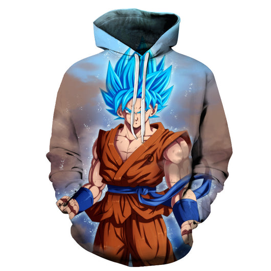 super saiyan blue hoodie