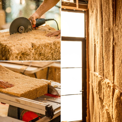 Hempwool insulation for homes and commercial buildings - eco friendly bat insulation