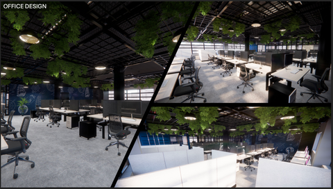 SOUNDASSURED ACOUSTICS DESIGN SERVICES - OFFICE 2 - 3D RENDERINGS