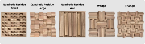 soundassured wooden acoustic diffuser models - small image