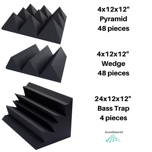 Acoustic Foam Corner Blocks - 13 Color Options – SoundAssured